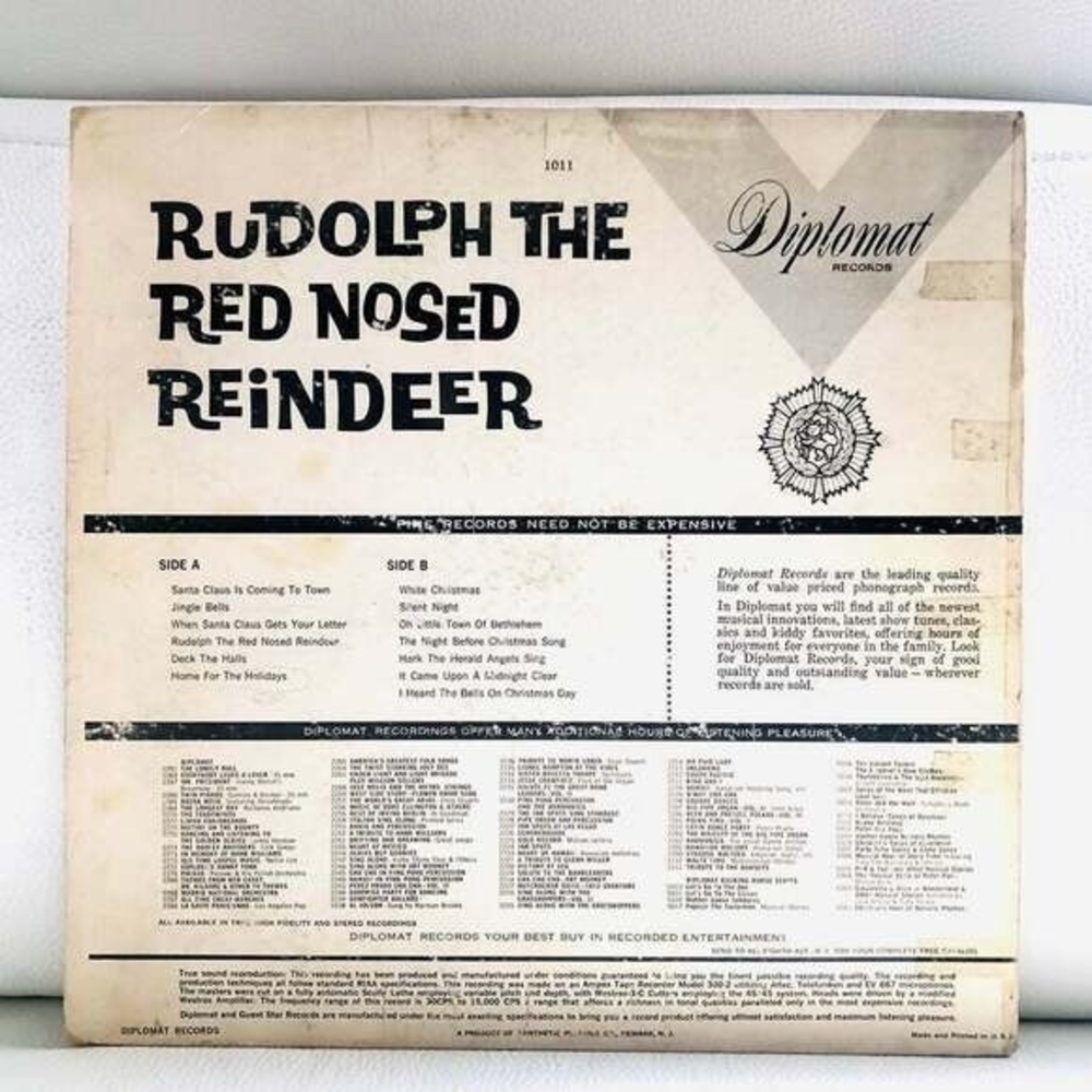LP The Caroleers - Rudolph The Red Nose Reindeer Vinyl Record - Picture 2 of 2